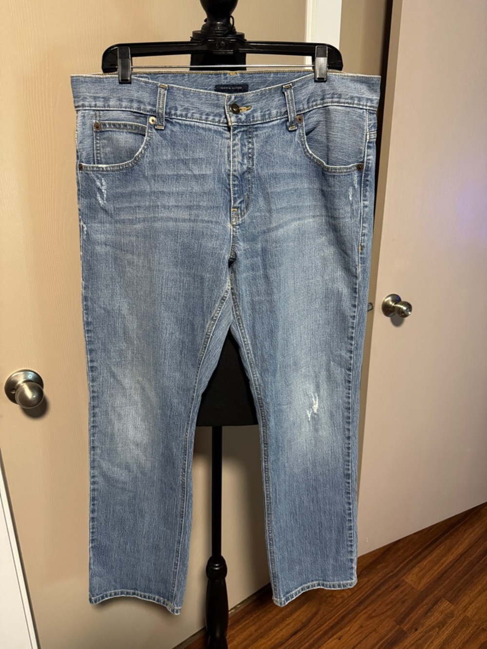 Tommy Hilfiger Light Blue Straight Leg Jeans